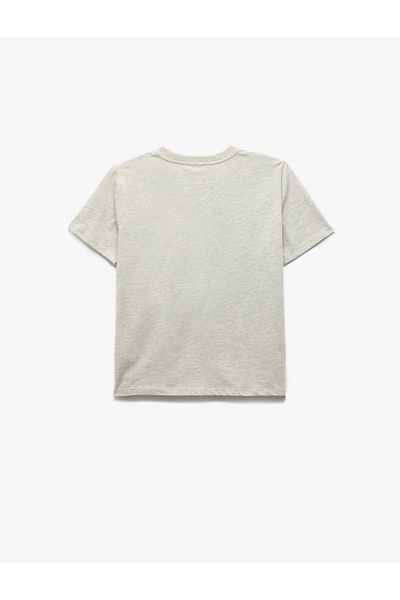Koton Crew Neck Short Sleeve Printed Women's T-Shirt
