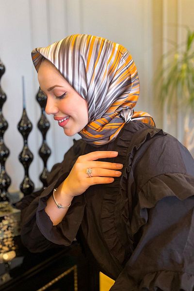 Armine Sura Silk Scarf - 8956D-55
