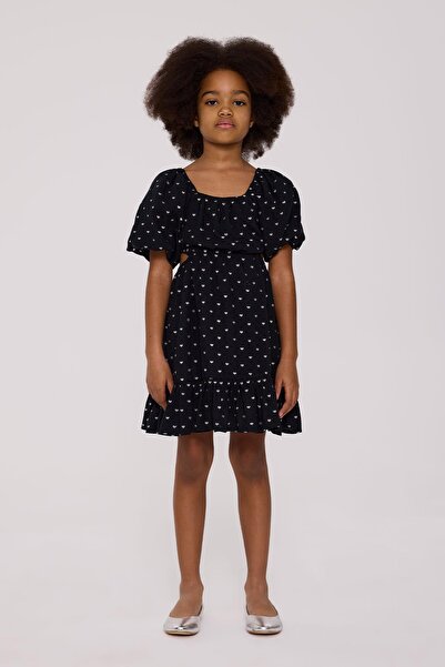 Tyess BG Store Kız Çocuk Siyah Elbise
