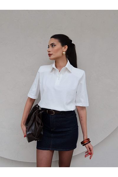ESRAHELVACI Polo Neck Padded T-Shirt