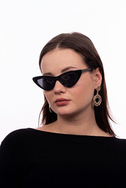 GlimmerGroove نظارة شمسية نسائية منقوشة على شكل عين القطة