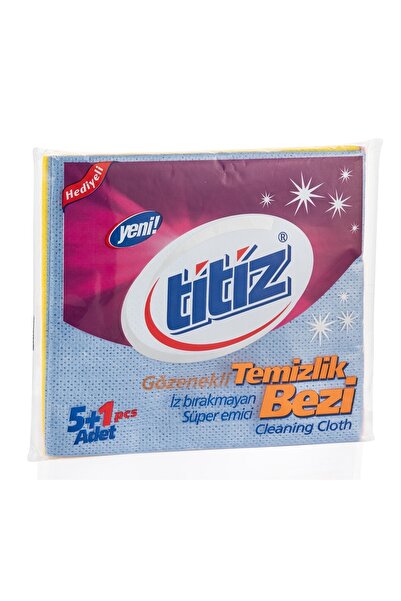 Titiz Gözenekli (35X40CM) Temizlik Bezi "6 Adet"