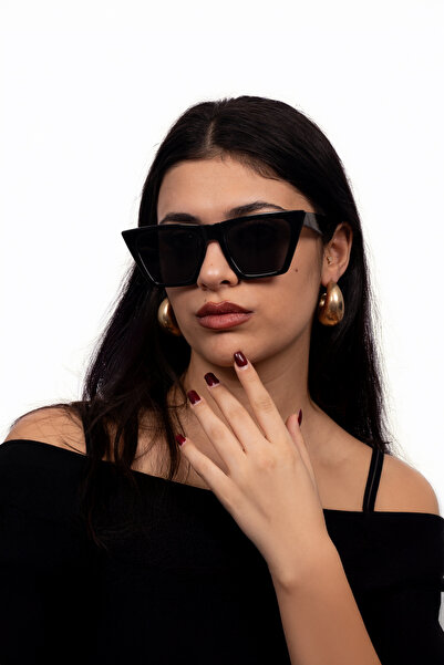 PROTCO نظارة شمسية نسائية مربعة الشكل بتصميم عين القطة UV400