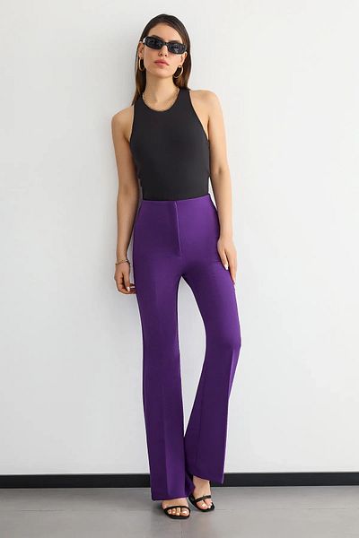 Hiccup Pantaloni drepti cu talie înaltă - Design elegant