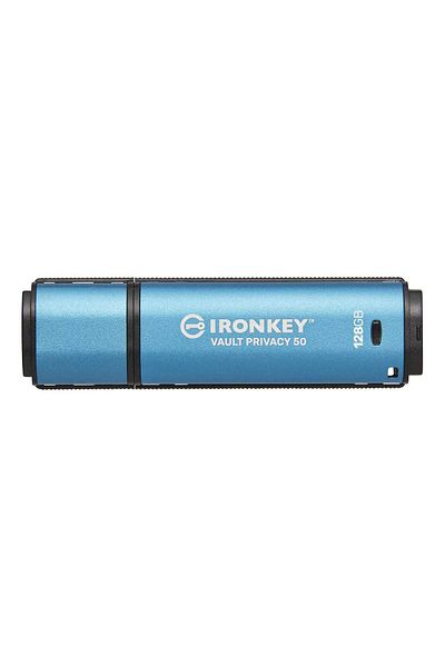 Kingston Ironkey 128Gb Vault Privacy - 50 Aes-256 Portable Memory