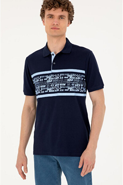 U.S. Polo Assn. Πόλο Ασν. Ανδρικό μπλουζάκι με λαιμόκοψη