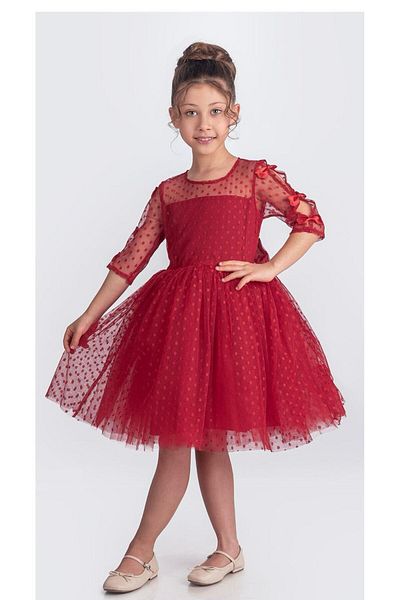 KT PERA BABY Bow Detailed Fluffy Holiday 23 April Party Dress