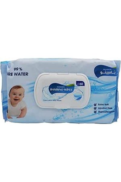 Bambino Bambino Water Wipes 60 Wipes