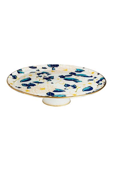 HIC Glass Cake Plate With Base Size 32 Cm
