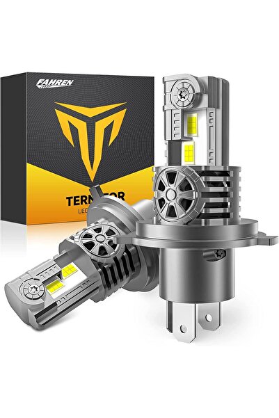 Fahren H4 New Termitör 120W 30000 Lümen 6500K 1:1 Halojen Boy LED Ampül