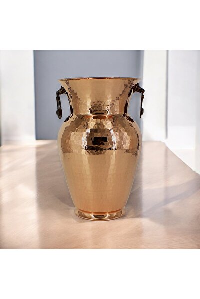 EFEMİR El Dövme Güldane Bakır Vazo