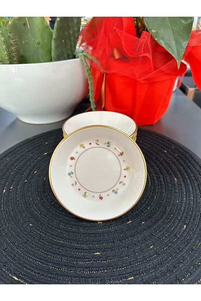 ACAR Livaldi̇ Ceramic 6 Pieces Bowl Set 12 cm