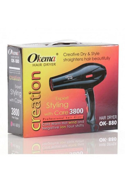 Okema Okema OK-880 2300W Hair Dryer Black