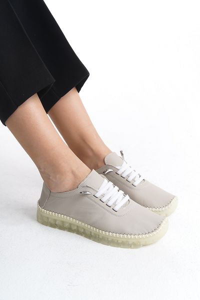 Limeo Pravá kůže Měkká Pohodlná Flexibilní šněrovací Denní dámská obuv Mother Classic
