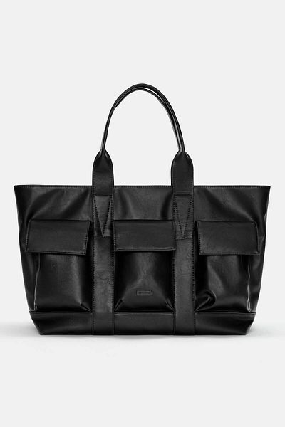 Pull & Bear Multi-pocket shopper bag