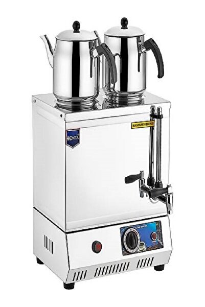 Remta 30 Model Çift Demlikli Elektrikli Pleytsiz Çay Kazanı Ocağı 23 Lt - Ep0...