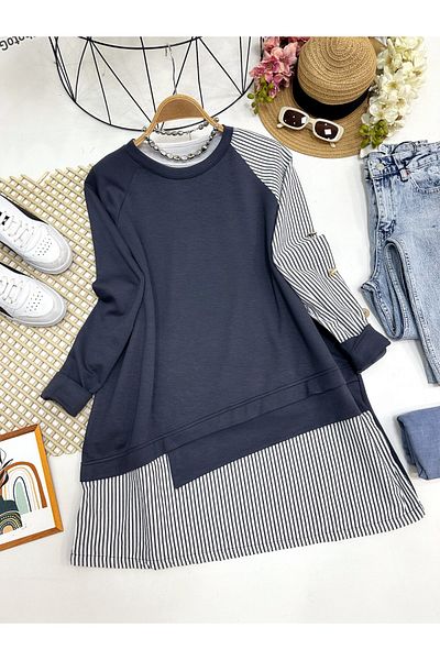 YEDİLALE Asymetric Cut Tesettur Tunic