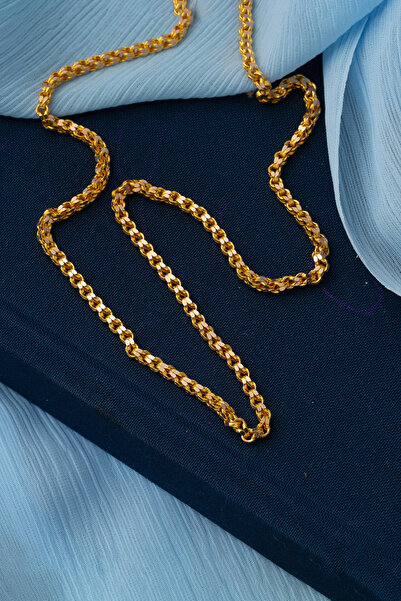 Zerince Güverse 14 Ayar Altın Zincir - 55 cm