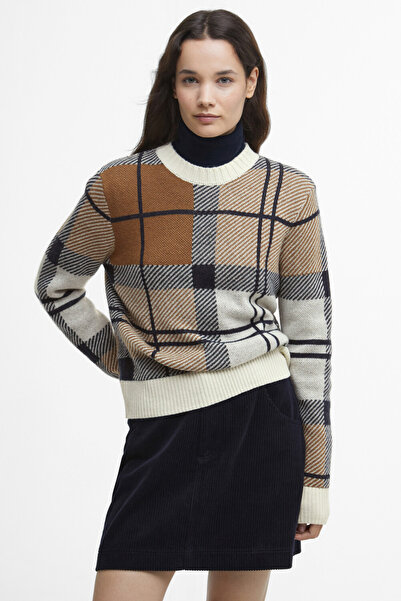 Barbour Brigitte Tartan Crew Neck Kazak Mı11 Multi