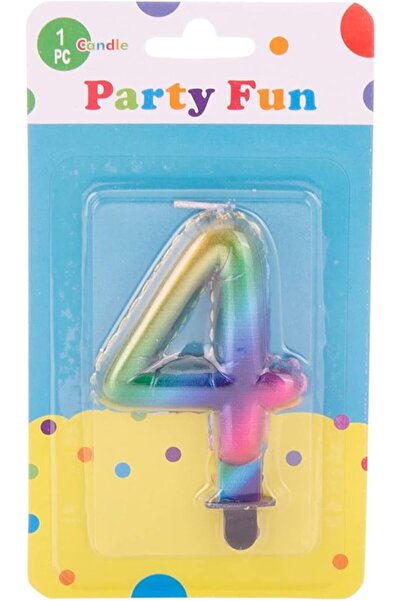 AKDC شمعة عيد ميلاد مرقمة فنية (الطول 9 سم × العرض 5 سم × الارتفاع 1 سم) متعد...