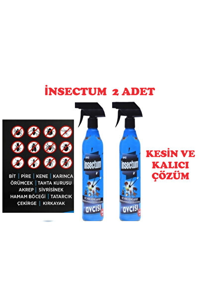 Toprak kimyasal Haşere ilacı İnsectum 500 ml X2 adet