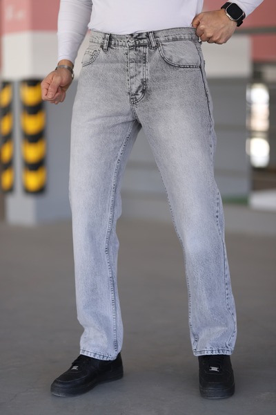 KHAYN Men's Denim Fabric Pocket Stripes Baggy Licra Jeans Pants K2040Dp