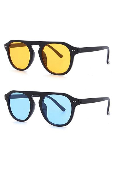 LUPİX Opportunity Set of 2 Women Men's Sunglasses