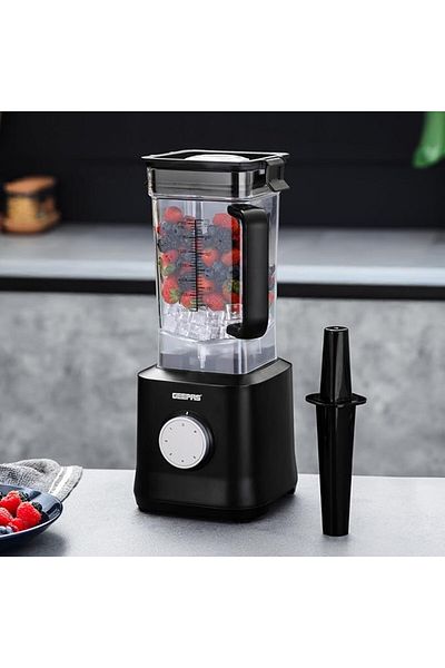 Geepas Professional Blender | 1800W, 2L, 6-Leaf Stainless Steel Blade, Smoothie & Milkshake Maker