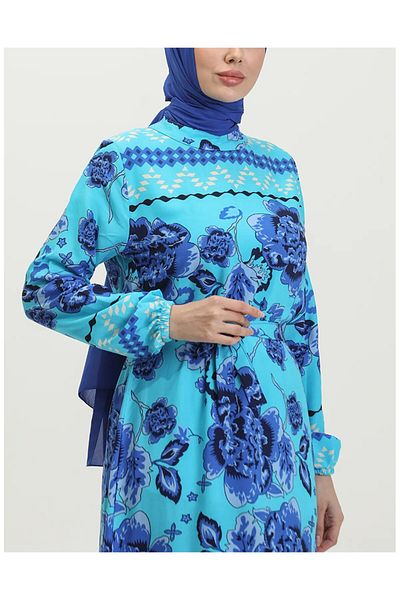 MODA Floral Patterned Hijab Dress