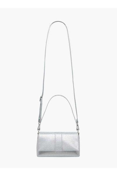 Flora Bella by Shoexpress Flora Bella Textured Shoulder Bag with Magnetic Button Closure