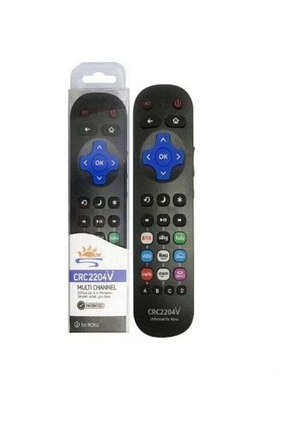 erorex Universal Infrared Remote Control For Roku Tv - Crc2204V Smart Lcd Tv Compatible