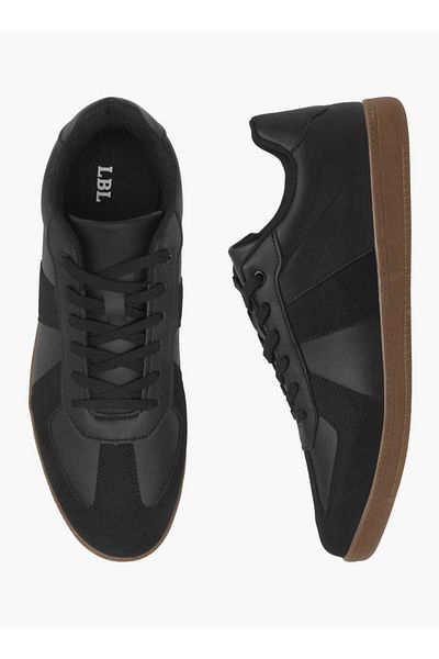 LBL by Shoexpress Men's Panelled Sneakers with Lace-Up Closure