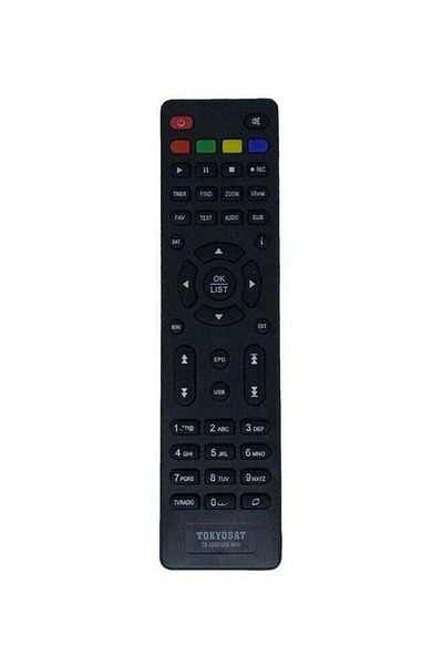 erorex جهاز التحكم عن بعد Ts-X500 USB Hd باللون الأسود