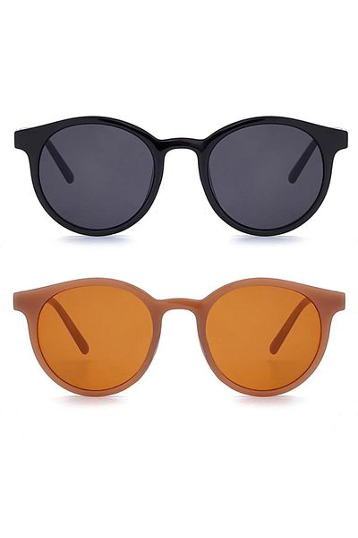 LUPİX Women's Men's Unisex 2-Piece Set Sunglasses