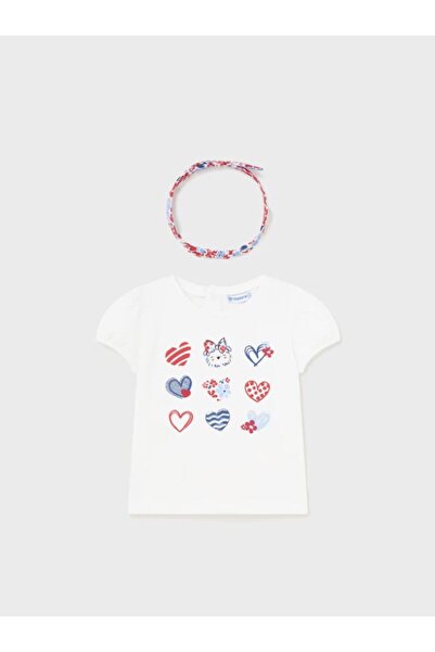 MAYORAL Baby Girl Summer T-Shirt Bandana Set of 2 1007