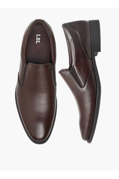 LBL by Shoexpress LBL by Shoexpress Textured Slip-On Loafers