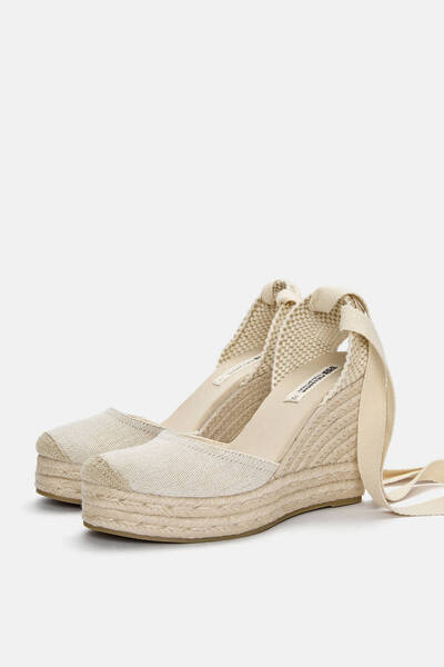 Pull & Bear Dolgu topuklu espadril