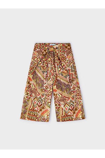 MAYORAL Girl's Printed Wide Leg Trousers 3536