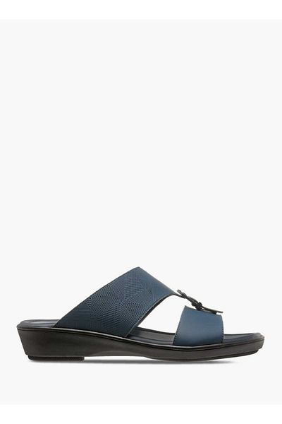 LBL by Shoexpress LBL by Shoexpress Textured Slip-On Arabic Sandals with Buckle Detail