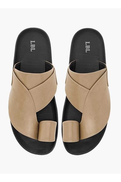 LBL by Shoexpress Panelled Slip-On Arabic Sandals