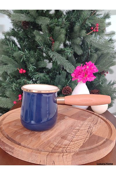 Madame Coco Bonneville Coffee Pot-Navy Blue