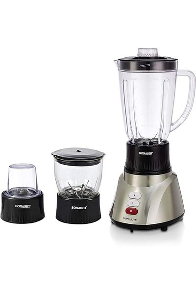 sonashi 400W 3 IN 1 BLENDER, SILVER - SB-160