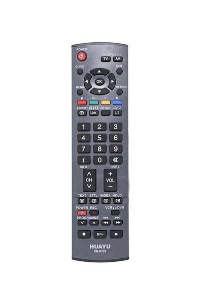 erorex Remote Control For Panasonic LCD/LED TV Black