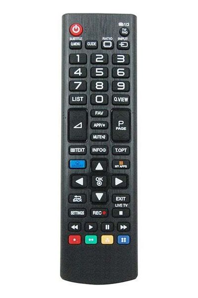 erorex -1133 Lg Lcd Short Remote Control (Smart Key on Side)