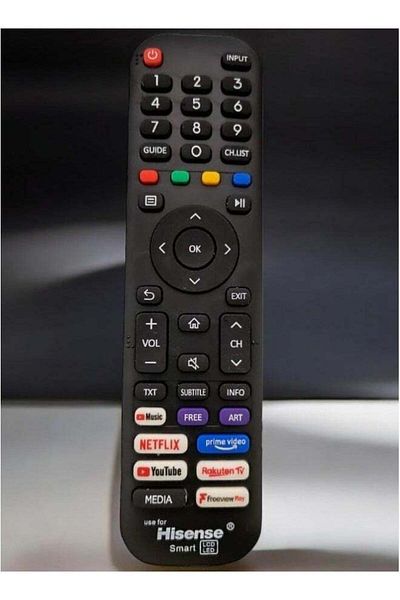 erorex جهاز التحكم عن بعد مناسب لتلفزيون HISENSE VIDAA 65Q7، 65SX، 70S5، 100L5F، 100S8
