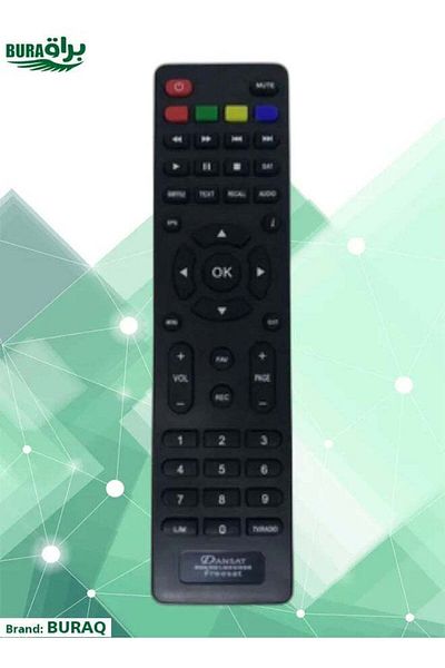 erorex جهاز التحكم عن بعد باللون الأسود