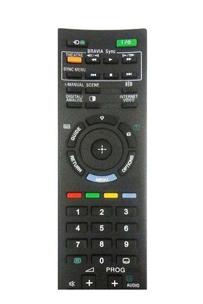 erorex Remote Control For Sony Tv Screen Black