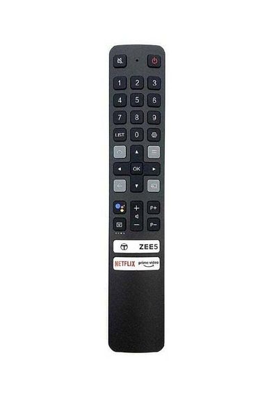 erorex New Replacement Voice Remote Control For TCL Smart TV Netflix Prime Video Black