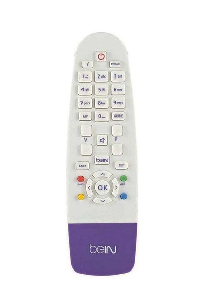 erorex Bein Sport Receiver TV Remote Control White/Purple