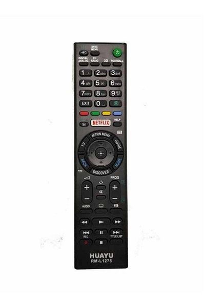erorex Compatible Remote Control For Sony Smart TV Black